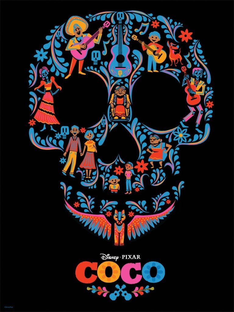 Coco – Skull Version by Stacey Aoyama Screen Print