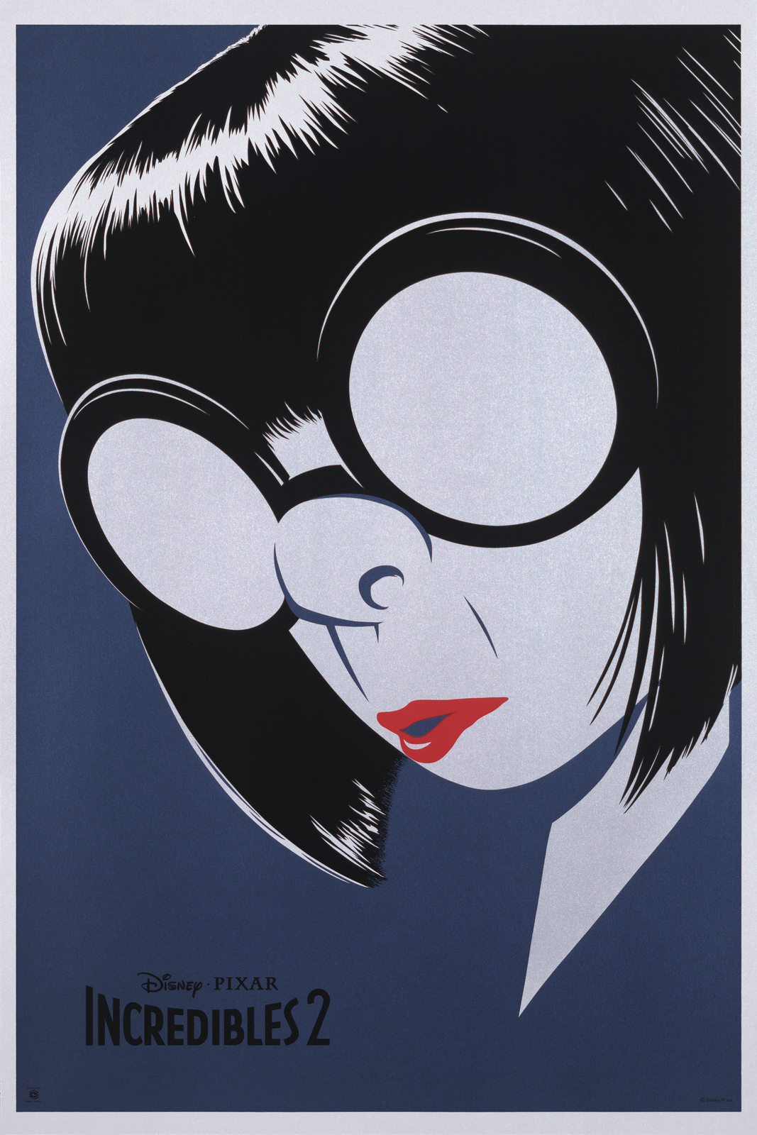 Edna Mode "Welcome Back Dahlings" Incredibles 2 AUS EXCLUSIVE Screen Print