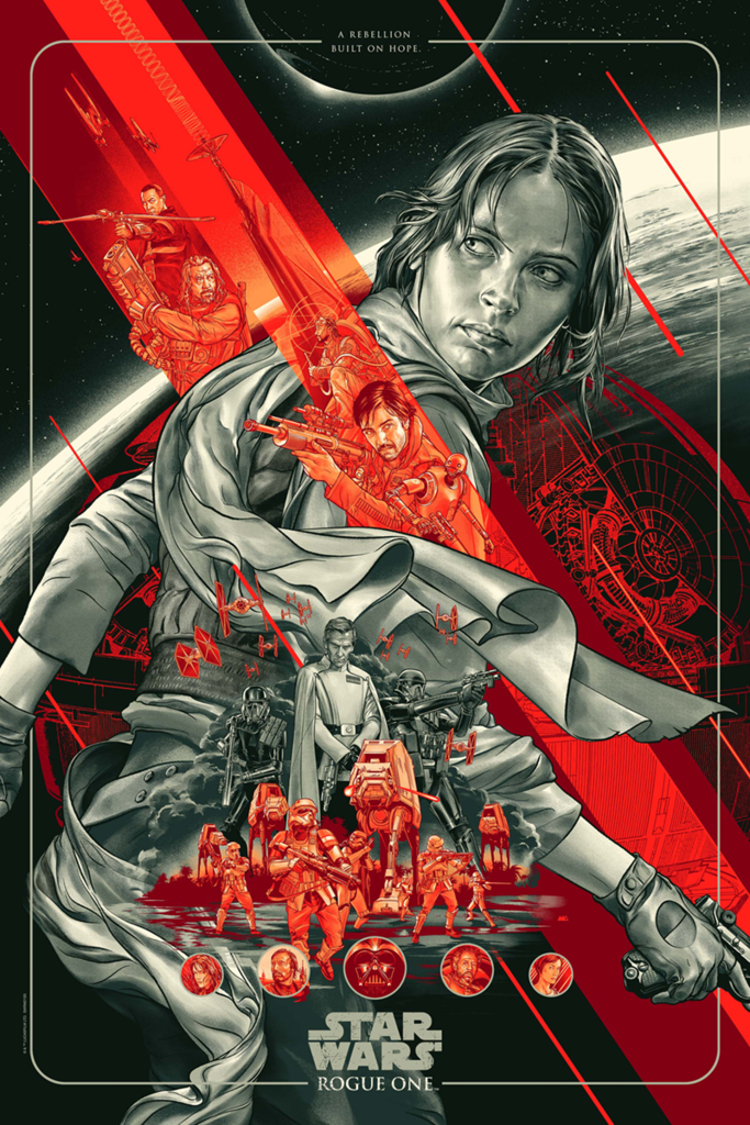 Rogue One by Martin Ansin Star Wars Timed Screen Print