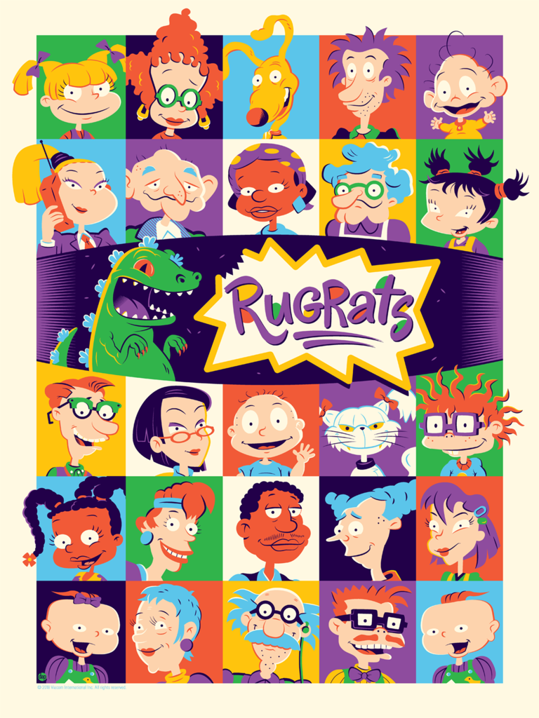 Rugrats by Dave Perillo Screen Print