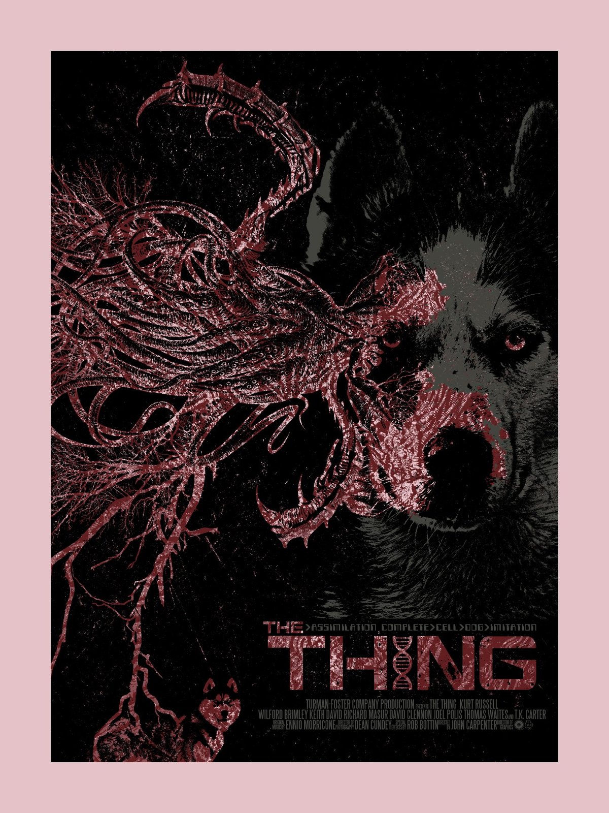 The Thing by Chris Garofalo Variant Screen Print