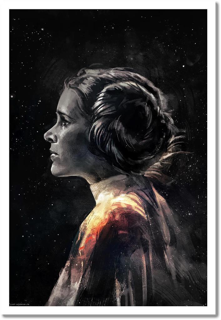 "Leia" by Alice X. Zhang Star Wars Timed Giclee Print