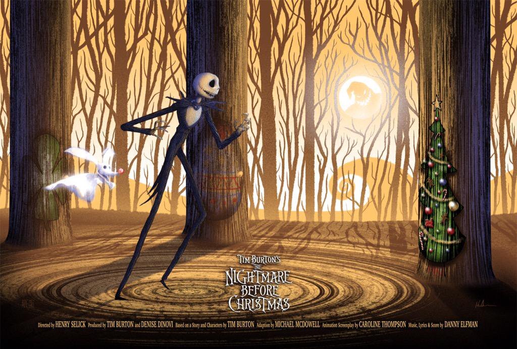 "What's This?" by Kevin M Wilson Nightmare Before Christmas Regular Screen Print
