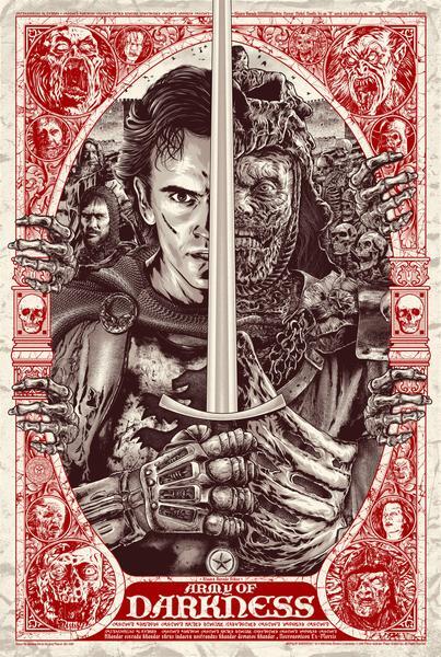 Army of Darkness by Anthony Petrie Screen Print