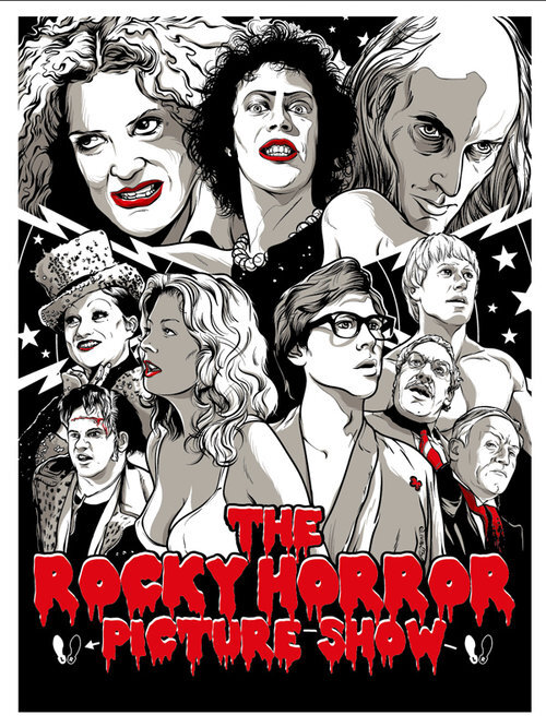 Rocky Horror Picture Show by Joshua Budich Screen Print