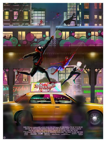 SpiderMan: Into the SpiderVerse by Andy Fairhurst Giclee Print