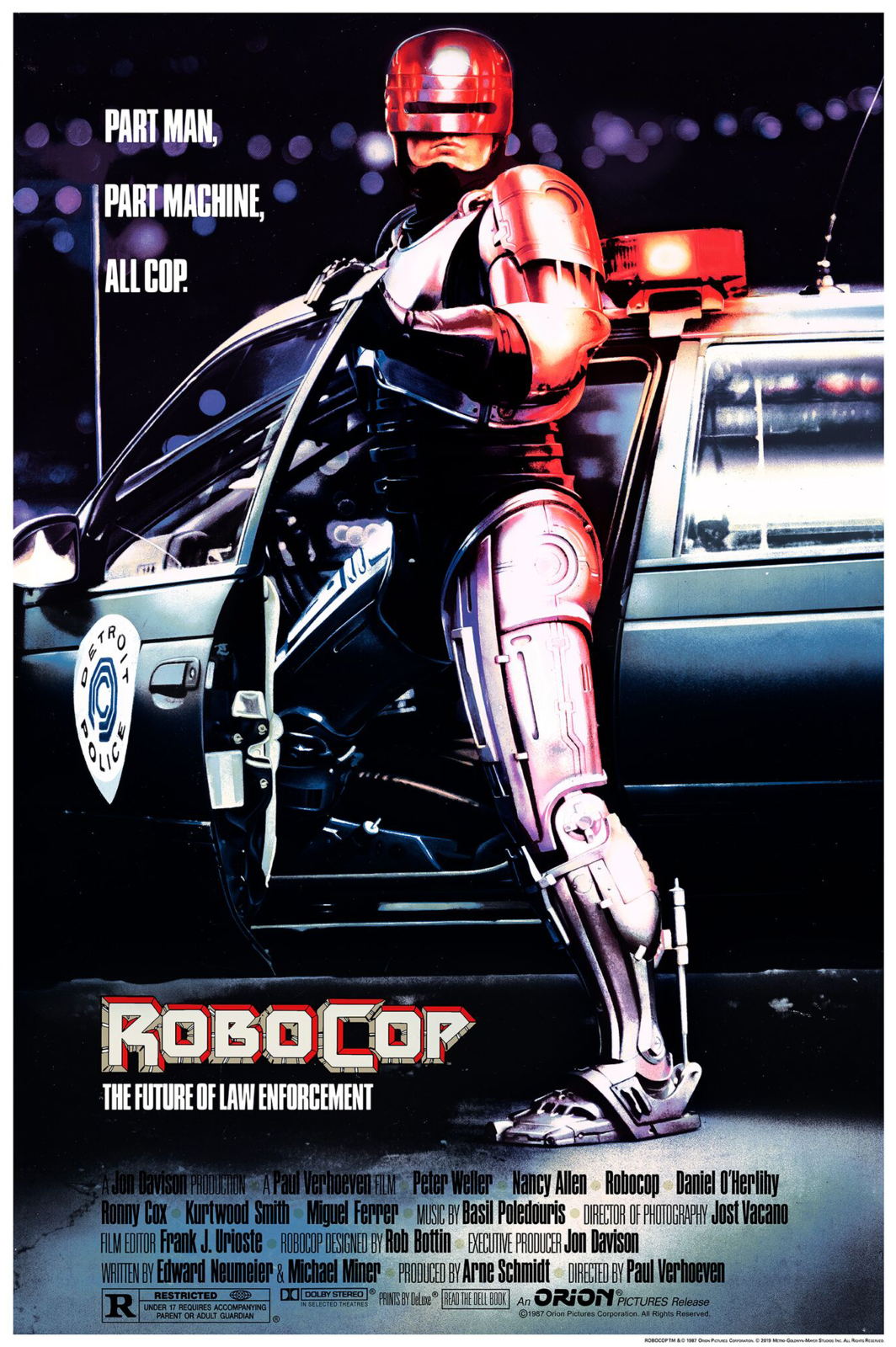 Robocop by Mike Bryan Timed Screen Print