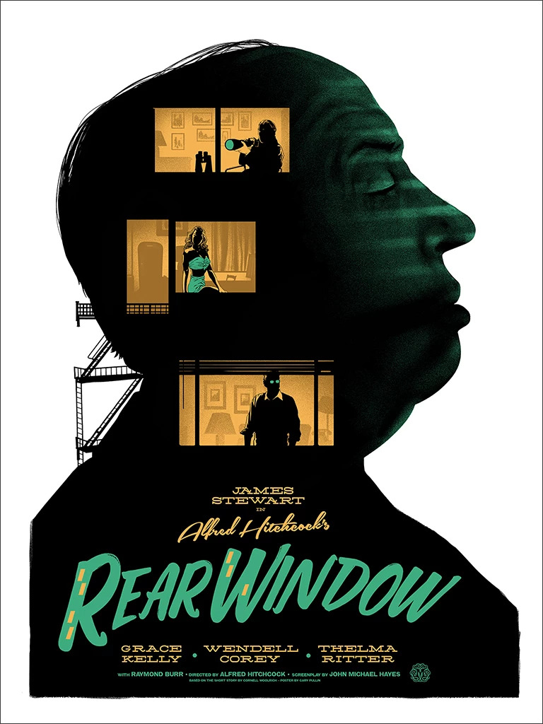 Rear Window by Gary Pullin Regular Screen Print