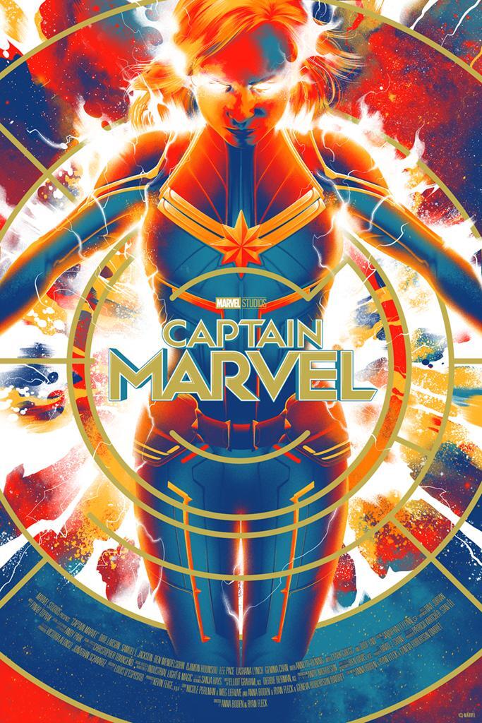 Captain Marvel by Matt Taylor Timed Screen Print