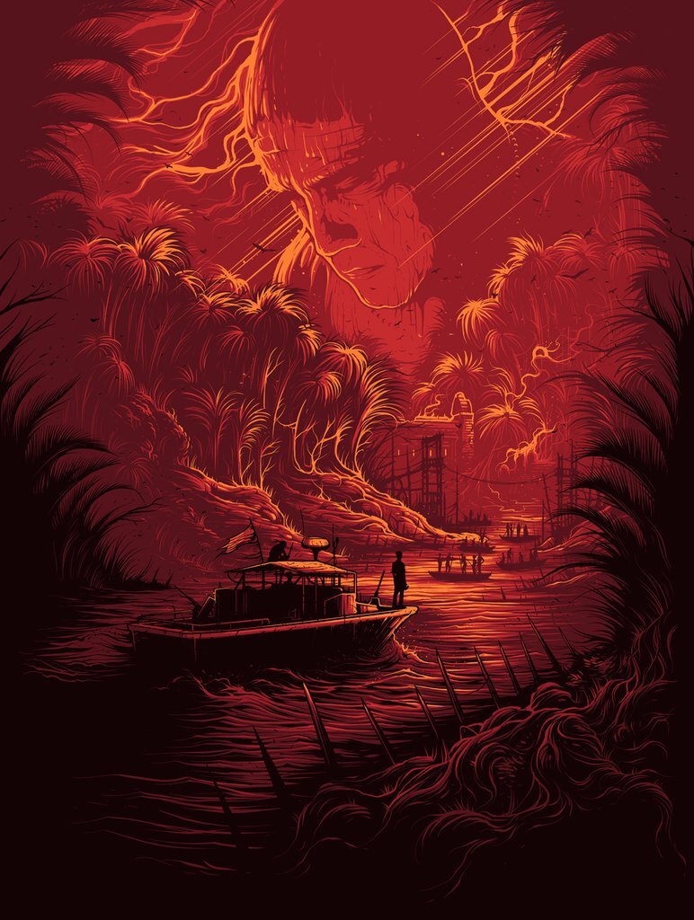 "Horror has a Face..." by Dan Mumford Apocalypse Now Screen Print
