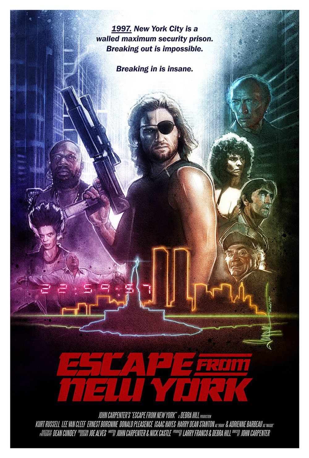 "Escape from New York" by Paul Shipper Giclee Print
