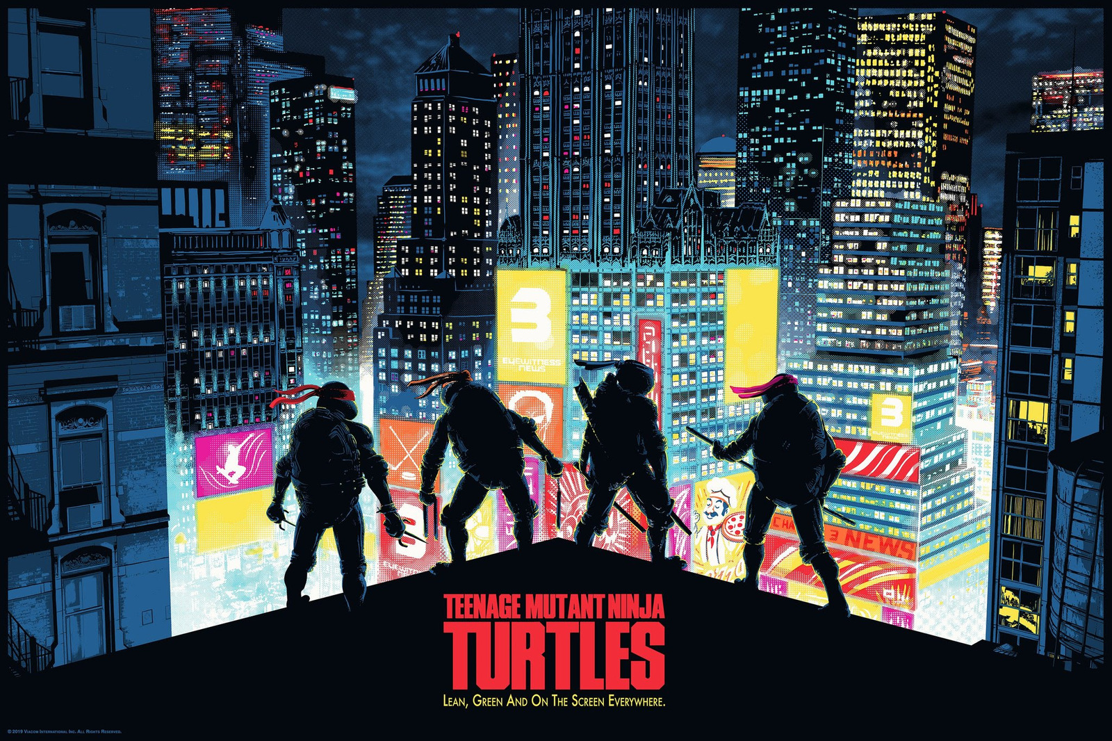 Teenage Mutant Ninja Turtles by Raid71 TMNT Screen Print